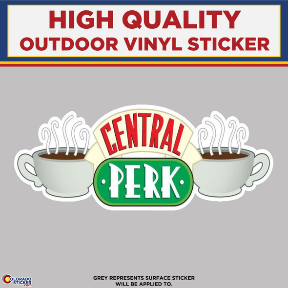 Friends Central Perk Sticker, High Quality Vinyl Stickers