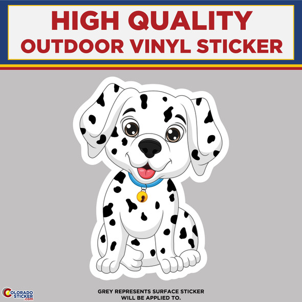 Dalmatian Puppy Dog, High Quality Vinyl Stickers