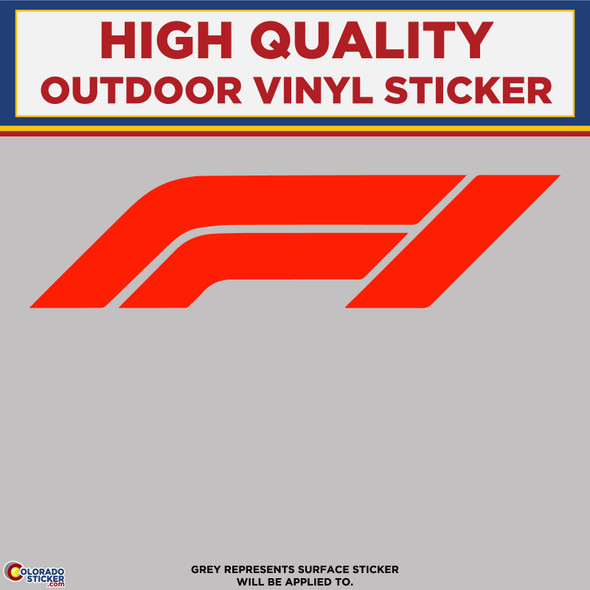 Formula 1 Racing, Die Cut High Quality Vinyl Stickers