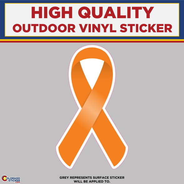 Leukemia Cancer Ribbon, High Quality Vinyl Stickers physical New Shop All Stickers Colorado Sticker