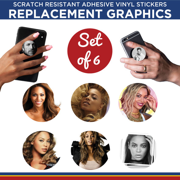 Beyonce Phone Holder Replacement Graphic Vinyl Stickers