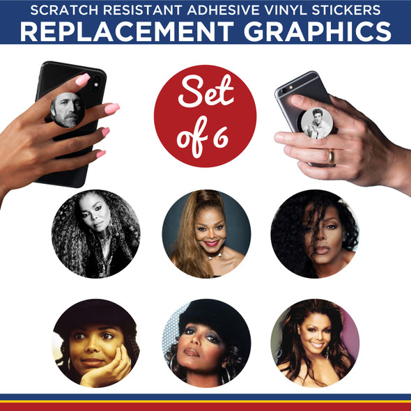 Janet Jackson Phone Holder Replacement Graphic Vinyl Stickers New Colorado Sticker