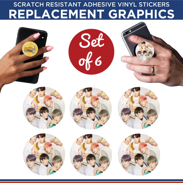 BTS Phone Holder Replacement Graphic Vinyl Stickers physical New Shop All Stickers Colorado Sticker