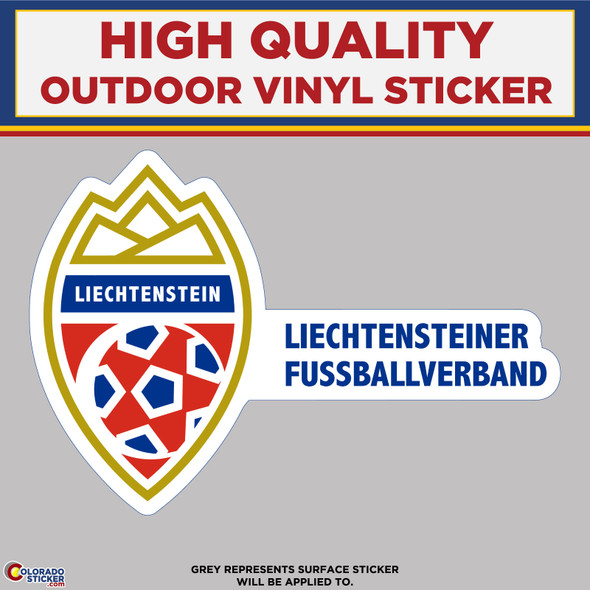Liechtensteiner Fussballverband, High Quality Vinyl Stickers