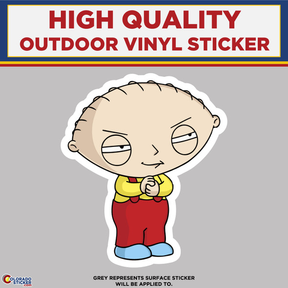 Stewie Griffin, Family Guy, High Quality Vinyl Stickers