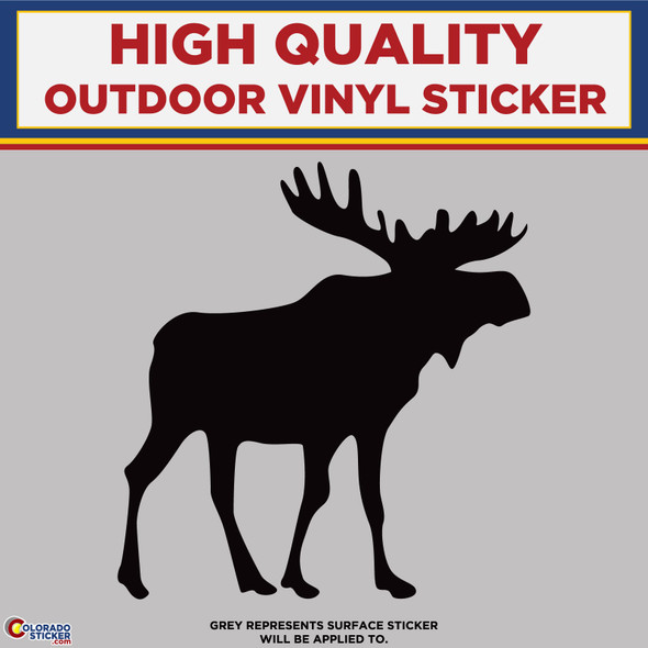 Moose, Die Cut High Quality Vinyl Sticker Decal New Colorado Sticker