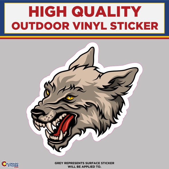Halloween Werewolf, High Quality Vinyl Stickers