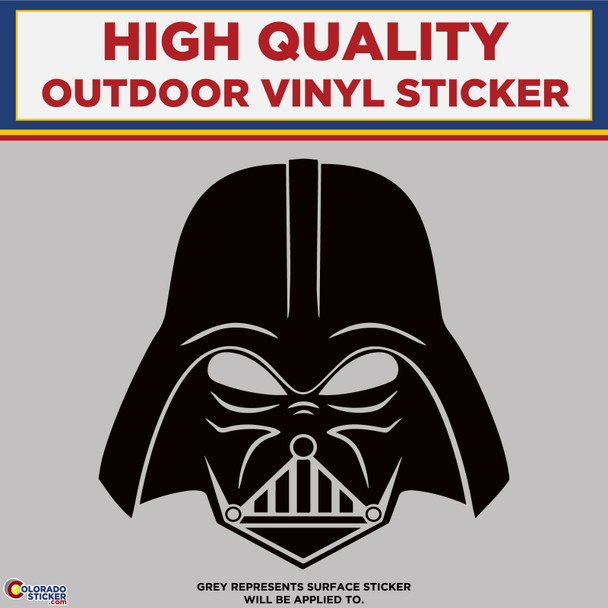 Die Cut Darth Vader, High Quality Vinyl Sticker Decals New Colorado Sticker