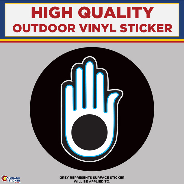 Jain Symbol, High Quality Vinyl Stickers New Colorado Sticker