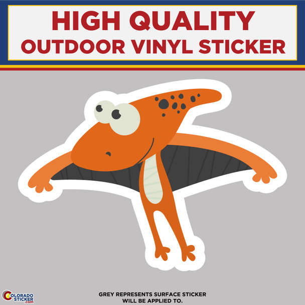 Pterodactyl Dinosaur, High Quality Vinyl Stickers