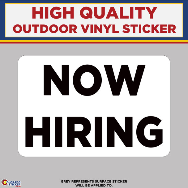 Now Hiring, High Quality Vinyl Stickers New Colorado Sticker