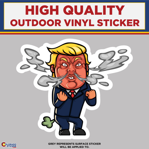 Trump Mad, High Quality Vinyl Stickers New Colorado Sticker