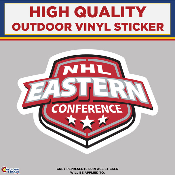NHL Eastern Conference, High Quality Vinyl Stickers