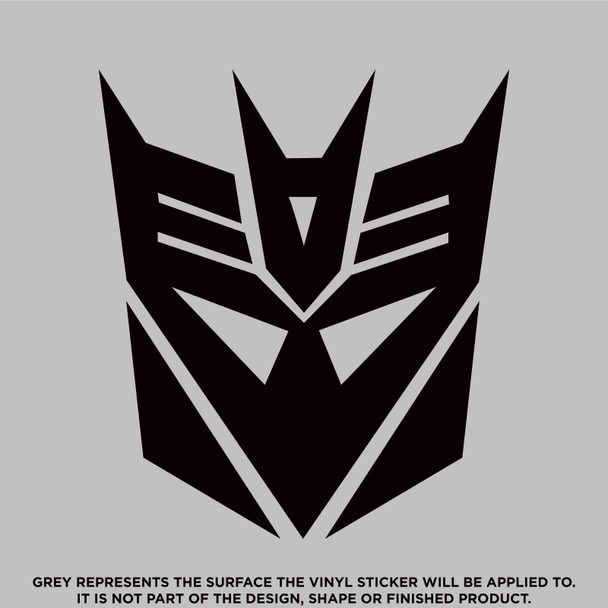 Decepticon Transformers Die Cut Vinyl Sticker