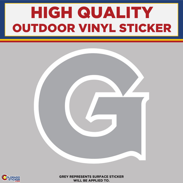 Georgetown G, High Quality Vinyl Stickers