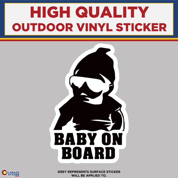 Baby on Board, High Quality Vinyl Stickers New Colorado Sticker