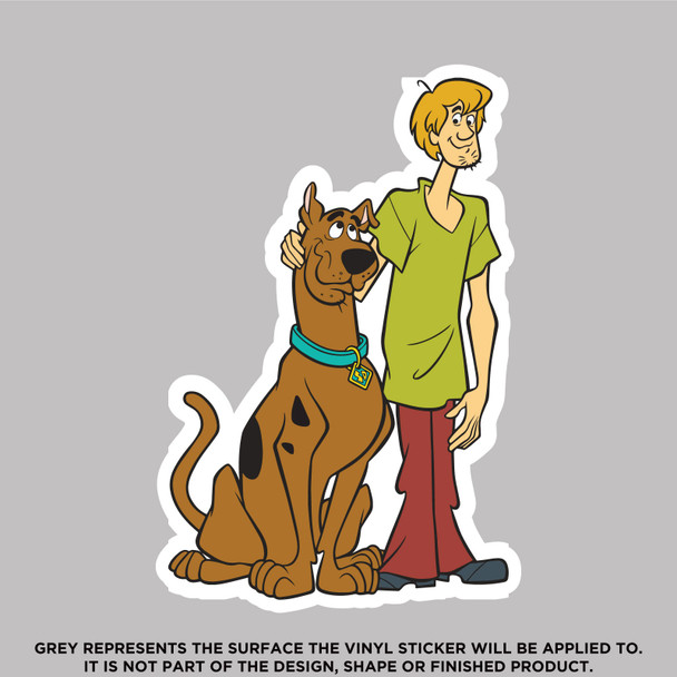 Scooby Doo & Shaggy, High Quality Vinyl Stickers