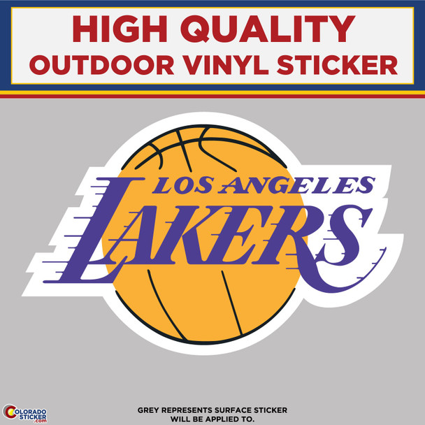 Los Angeles Lakers, High Quality Vinyl Stickers physical New Shop All Stickers Colorado Sticker
