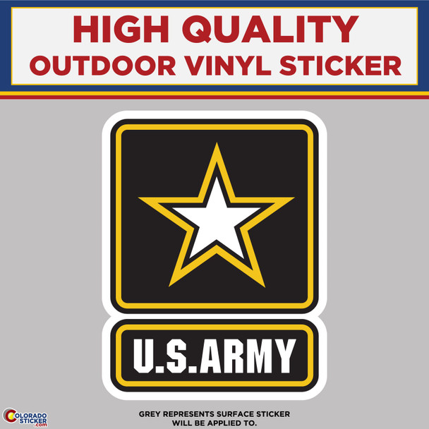 US Army, High Quality Vinyl Stickers New Colorado Sticker
