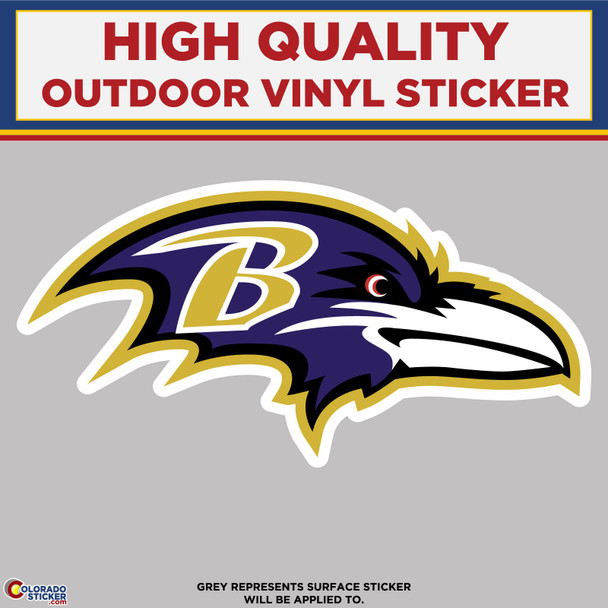 Ravens, High Quality Vinyl Stickers physical New Shop All Stickers Colorado Sticker