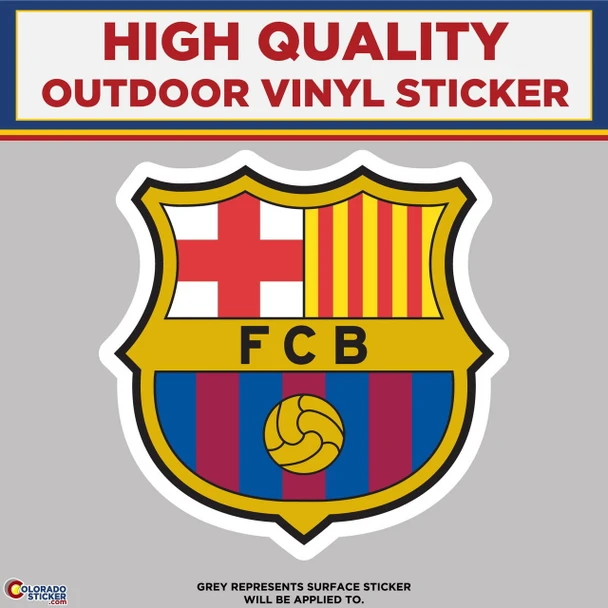 Barcelona Football Club, High Quality Vinyl Stickers