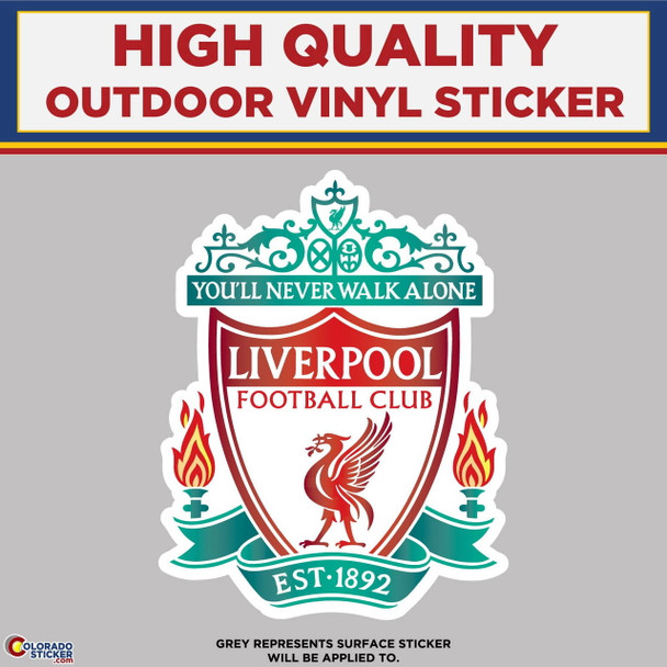 Liverpool Football Club, High Quality Vinyl Stickers