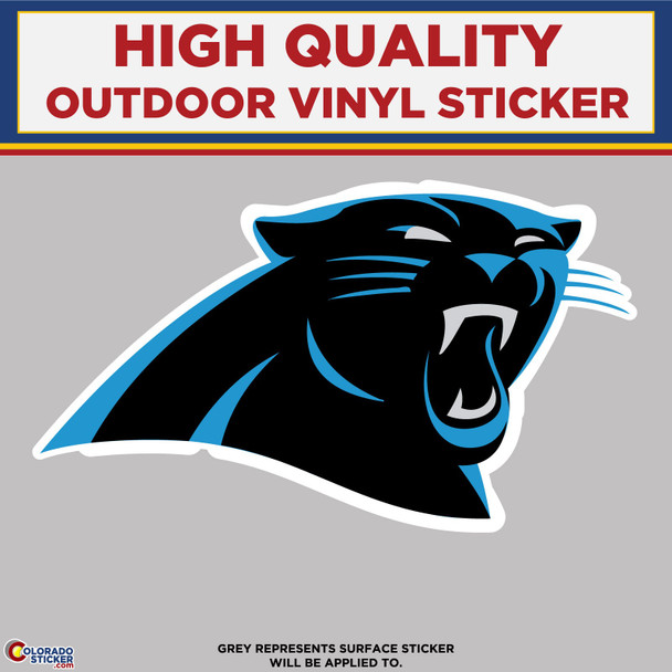 Carolina Panthers, High Quality Vinyl Stickers physical New Shop All Stickers Colorado Sticker