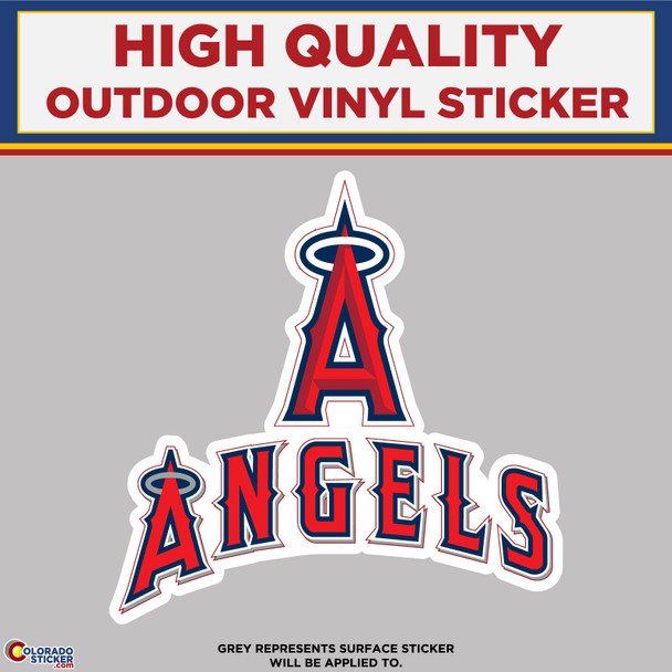Los Angeles Angels, High Quality Vinyl Stickers