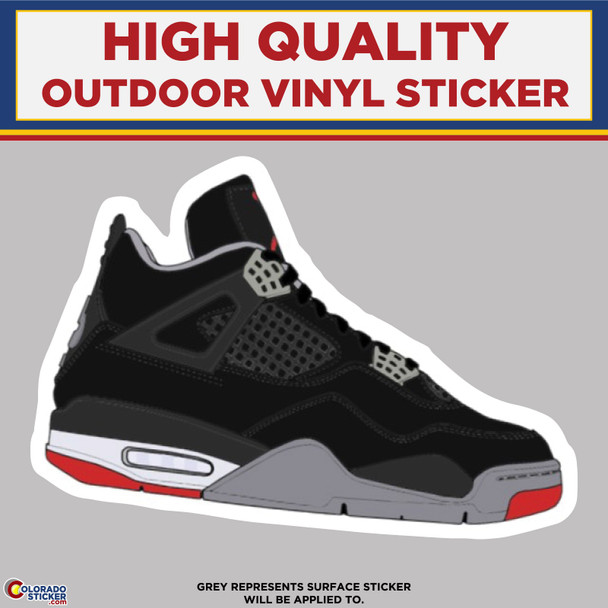 Jordan Basketball Shoe, High Quality Vinyl Stickers