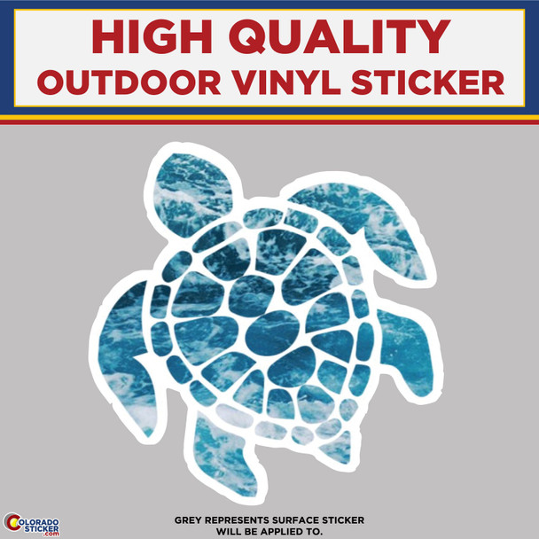 Sea Turtle, High Quality Vinyl Stickers