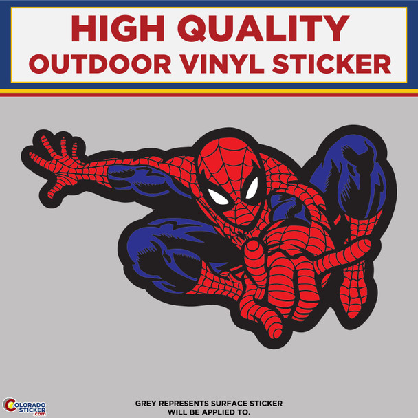 Spider-Man, High Quality Vinyl Stickers physical New Shop All Stickers Colorado Sticker