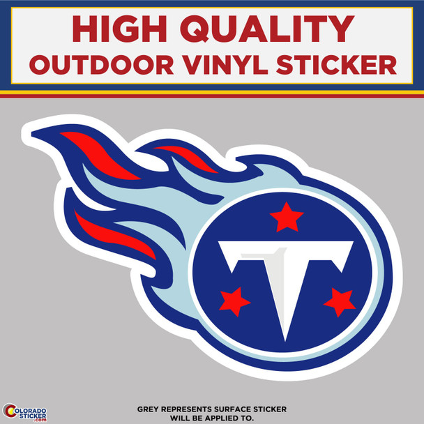 Tennessee Titans, High Quality Vinyl Stickers physical New Shop All Stickers Colorado Sticker