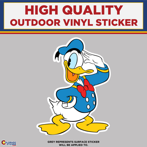 Donald Duck, High Quality Vinyl Stickers New Colorado Sticker