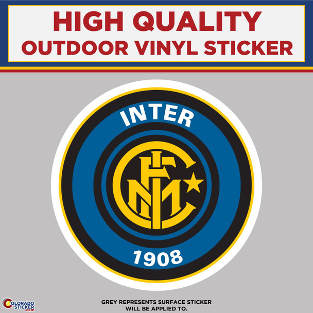 Milan Soccer Football Club, High Quality Vinyl Stickers physical New Shop All Stickers Colorado Sticker