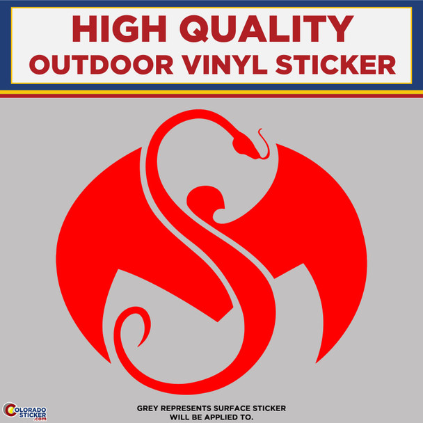 Strange Music Snake & Bat , High Quality Die Cut Vinyl Sticker Decal physical New Shop All Stickers Colorado Sticker