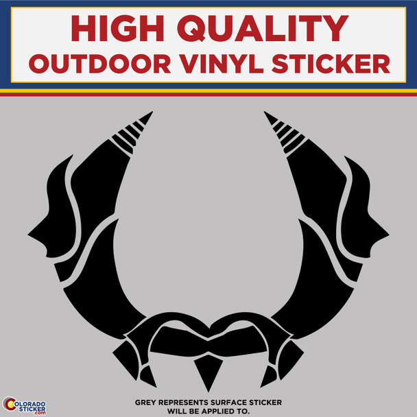 Ces Cru, Die Cut High Quality Vinyl Stickers New Colorado Sticker