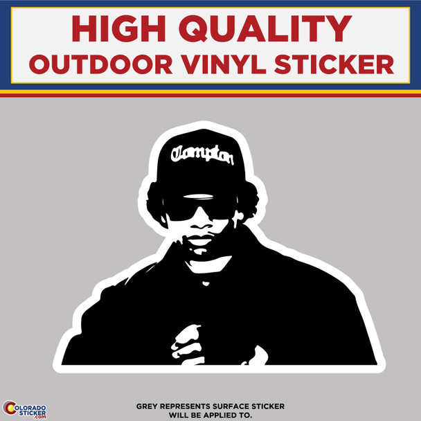 Eazy E NWA,  High Quality Vinyl Stickers