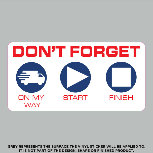 Don't Forget Housecall Pro, Dont Forget , High Quality Vinyl Sticker Decals