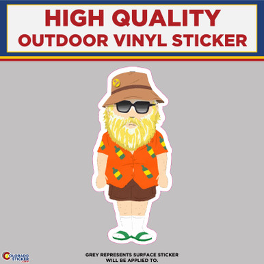 Randy Marsh and Towelie From South Park, High Quality Vinyl Stickers