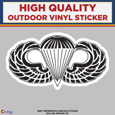 US Paratroopers, High Quality Vinyl Stickers Perfect for your car ...