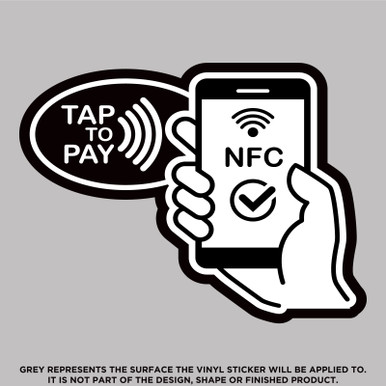 Tap To Pay NFC, High Quality Vinyl Stickers Perfect for your car ...