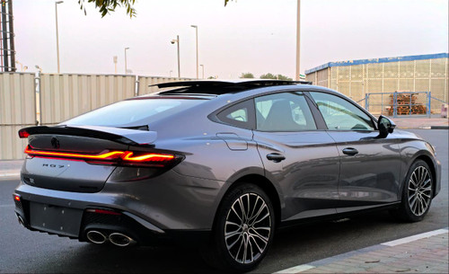 Back Angled View MG 7 2025 Chinese Specs