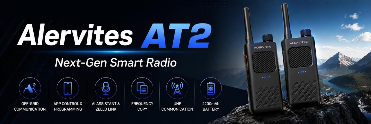 Alervites AT2 Smart UHF Radio