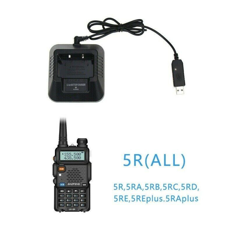 Caricabatteria Desktop Per Radio Baofeng UV-5R E Modelli Simili - Batterie Li-Ion BL-5/BL-5L - Foto 9