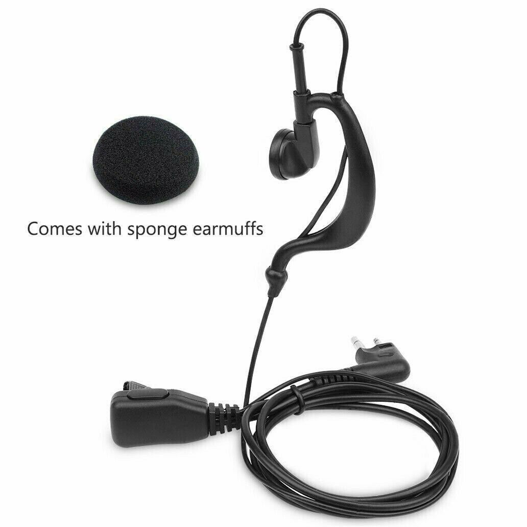 NEW 2 White Earhooks, 2 Eartips Replacement Set for Motorola Boom 2 & HX600 Boom