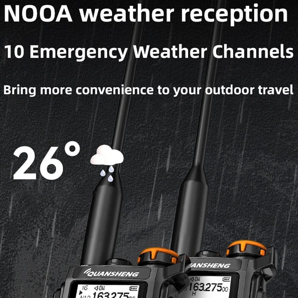 Quansheng UV-K5(8) Walkie Talkie 5W VHF/UHF – Longue Portée, NOAA, VOX, 200 Canaux