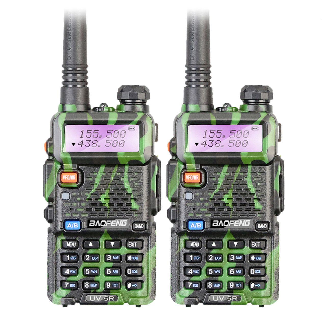 Baofeng Radio x BAOFENG UV-5R Dual Band UHF/VHF Walkie-talkies Long  Range Green Two Way Radio