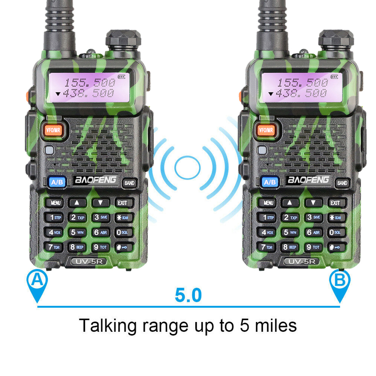 BAOFENG Radio | BAOFENG UV-5R Dual Band VHF/UHF Two Way Radio