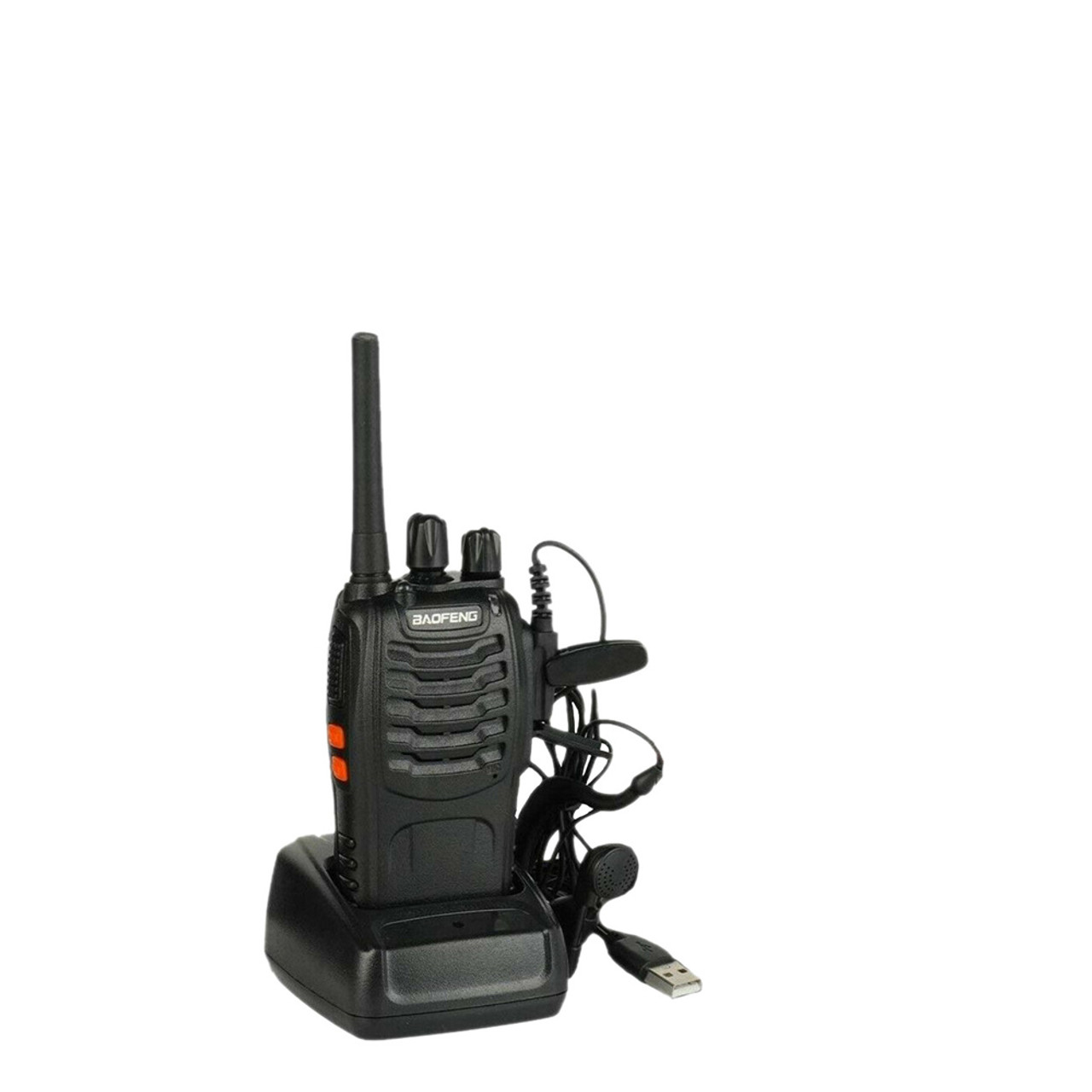 BAOFENG BF-88A Walkie Talkies Way Charger Bulk FRS Radio License-Free  Long Range 16 Channels Two Way Radio Pack of