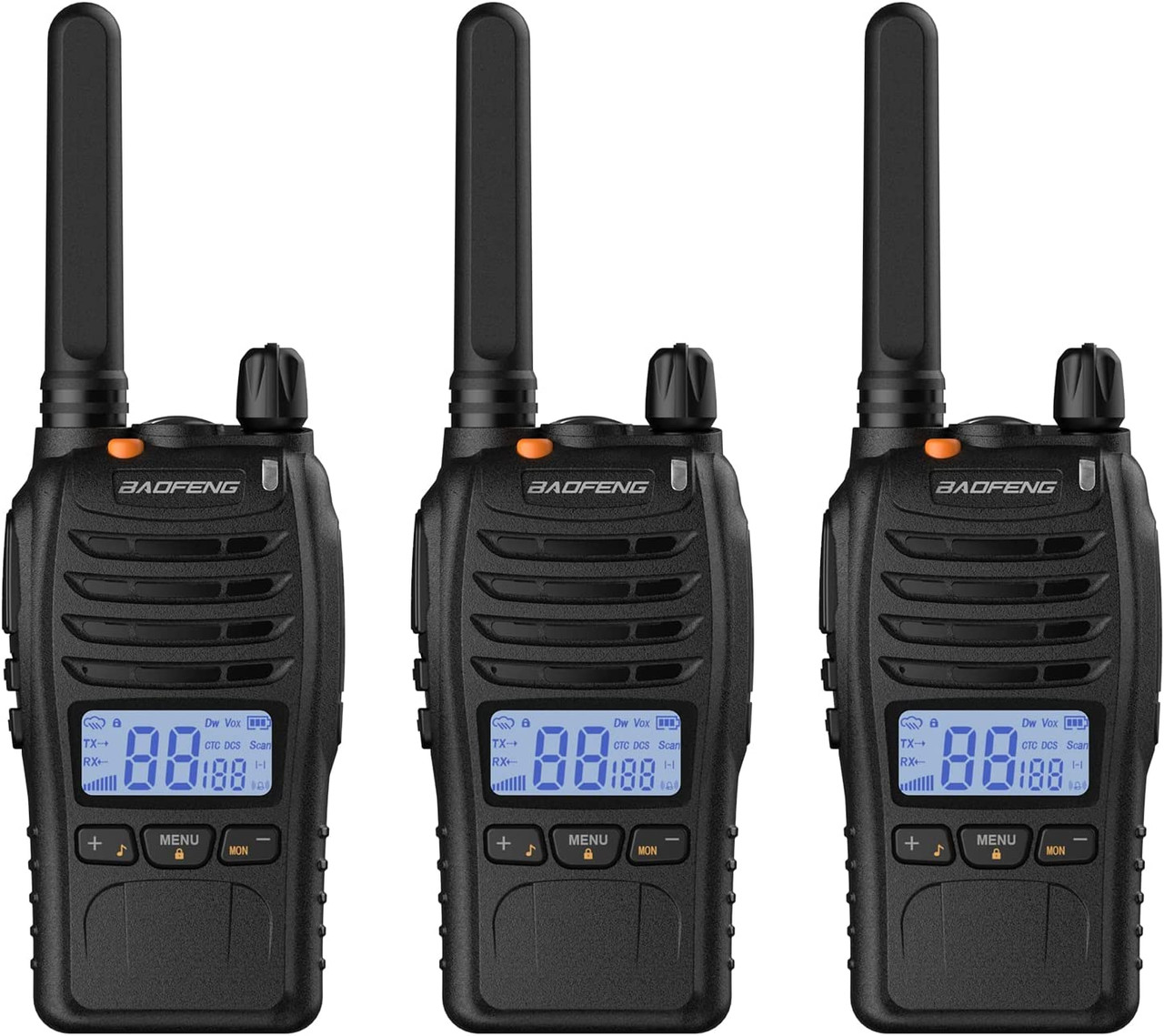 10x BaoFeng E88 PMR446 Walkie Talkies Long Range VOX Two Way Ham Radio